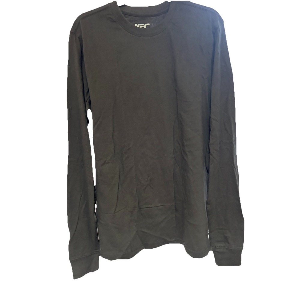 UFC Long Sleeve‎ Shirt Size Large New Black Men's Casual Basic Athleisure